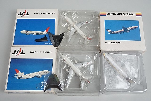 ★ herpa ヘルパ 1/500 B767-300 JAL JA8397 / DC-10-40 JAL JA8534 / A300-600R JAS JA8375 3点セット_画像9