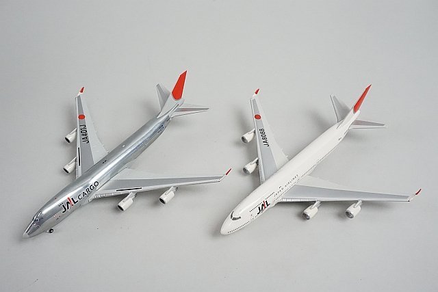 ★ herpa ヘルパ 1/500 B747-400 JAL JA8088 / B747-400F JAL Cargo JA401J 2点セット_画像1