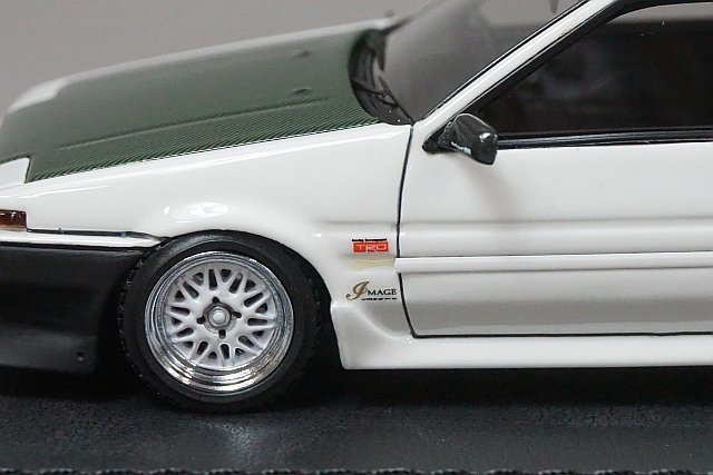 ignition model イグニッションモデル 1/43 TOYOTA トヨタ スプリンター トレノ (AE86) 3ドア TKストリート Ver.2 ホワイト IG1588_画像6