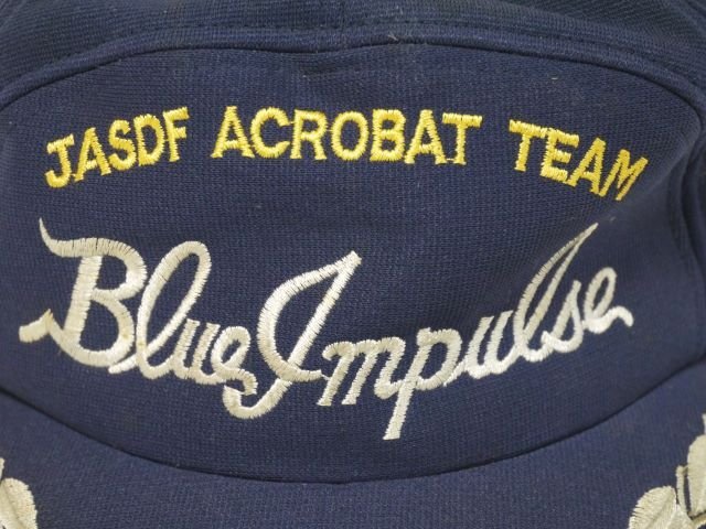 ▽♪ JASDF航空自衛隊 ブルーインパルス キャップ 帽子 識別帽 ミリタリー/サバゲー 紺の画像2