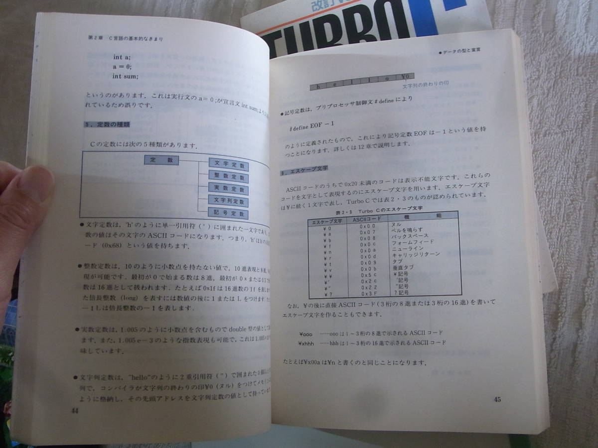 b4899 TURBO C初級プログラミング 上下2冊セット 改訂Ver.2.0 河西朝雄 技術評論社の画像6