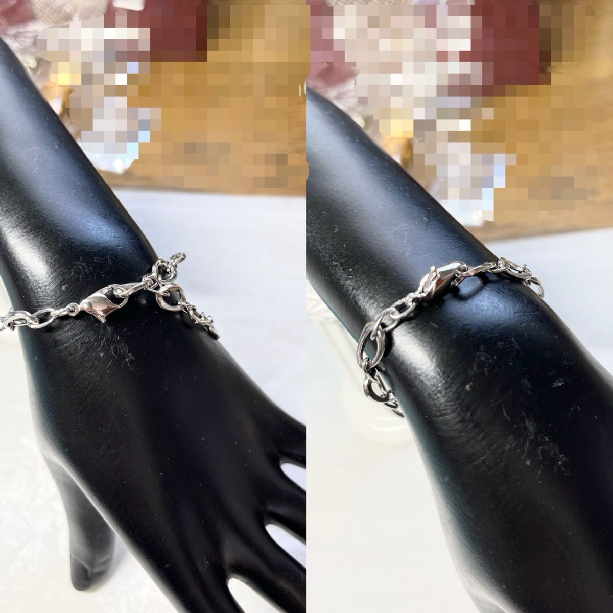 稼働 美品 4°C チェーンウォッチ ブレスレット ヨンドシー 稼働 美品 4°C チェーンウォッチ ブレスレット ヨンドシー