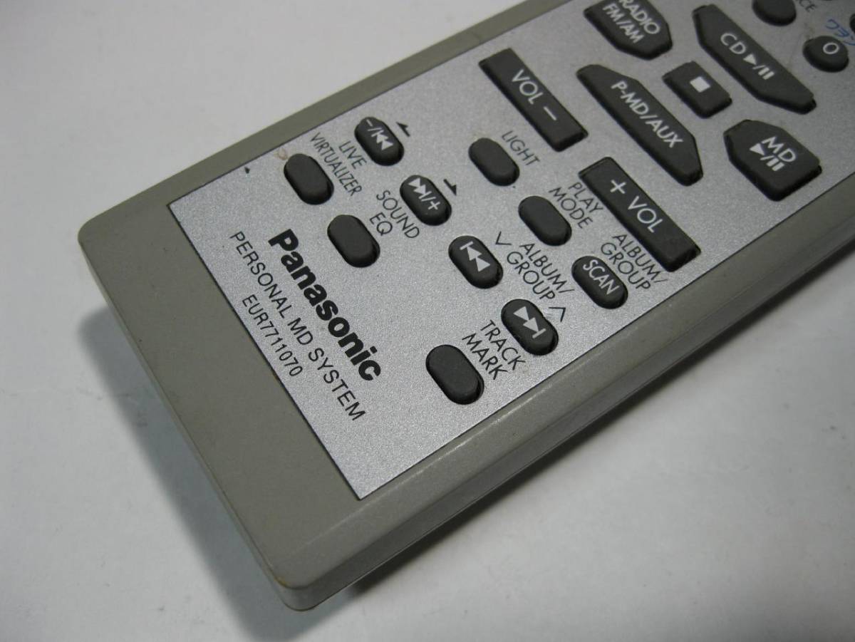 5*Panasonic/ Panasonic audio for remote control EUR7711070*