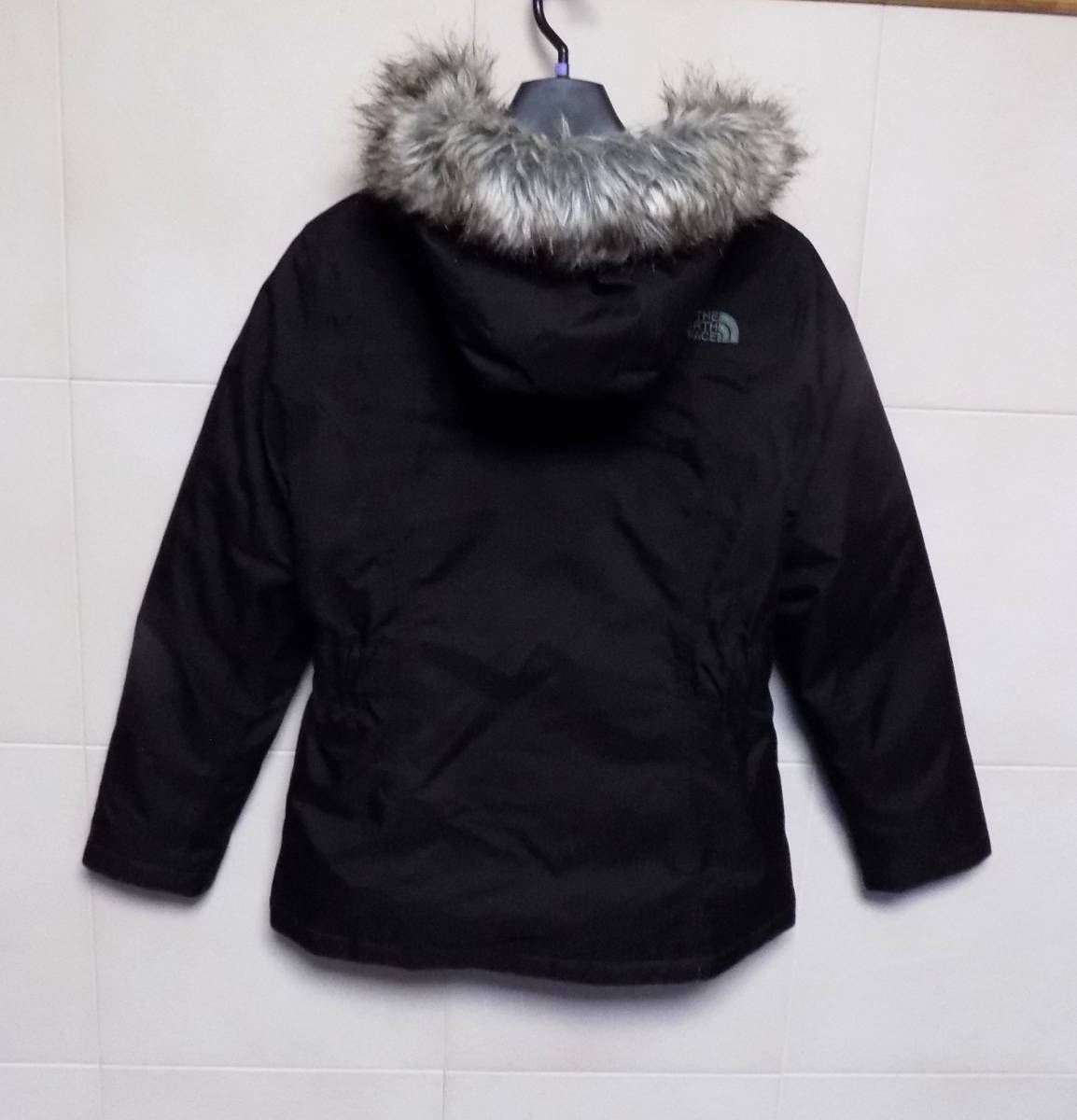  NORTH FACE ノースフェイス　DRYVENT 550　黒ダウンジャケット　GIRL'S/FILLES　 M/M _画像2