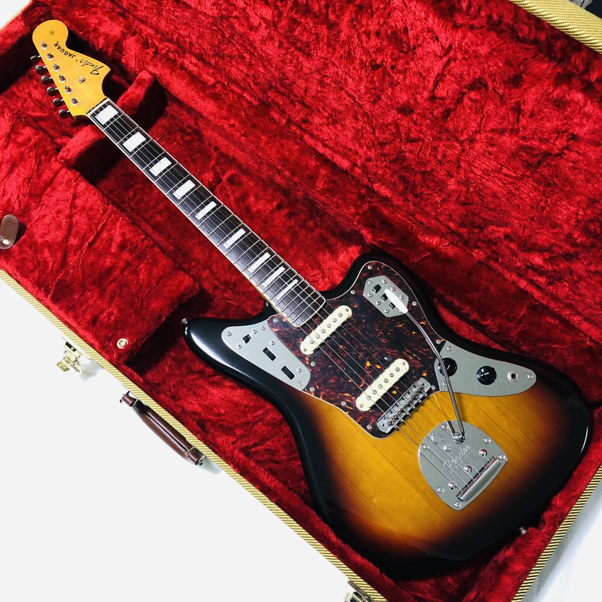 美品 Fender Jaguar JG66B Crafted in Japan フェンダー ジャガー ツイードハードケース付属 希少モデル_画像1