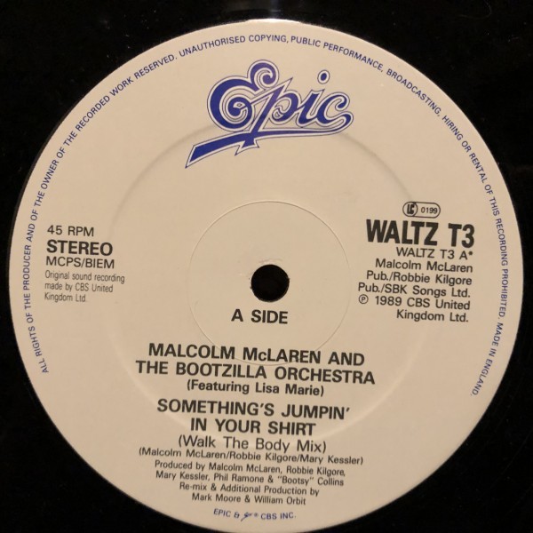 Lisa Marie With Malcolm McLaren & The Bootzilla Orchestra / Something's Jumpin' In Your Shirt_画像2