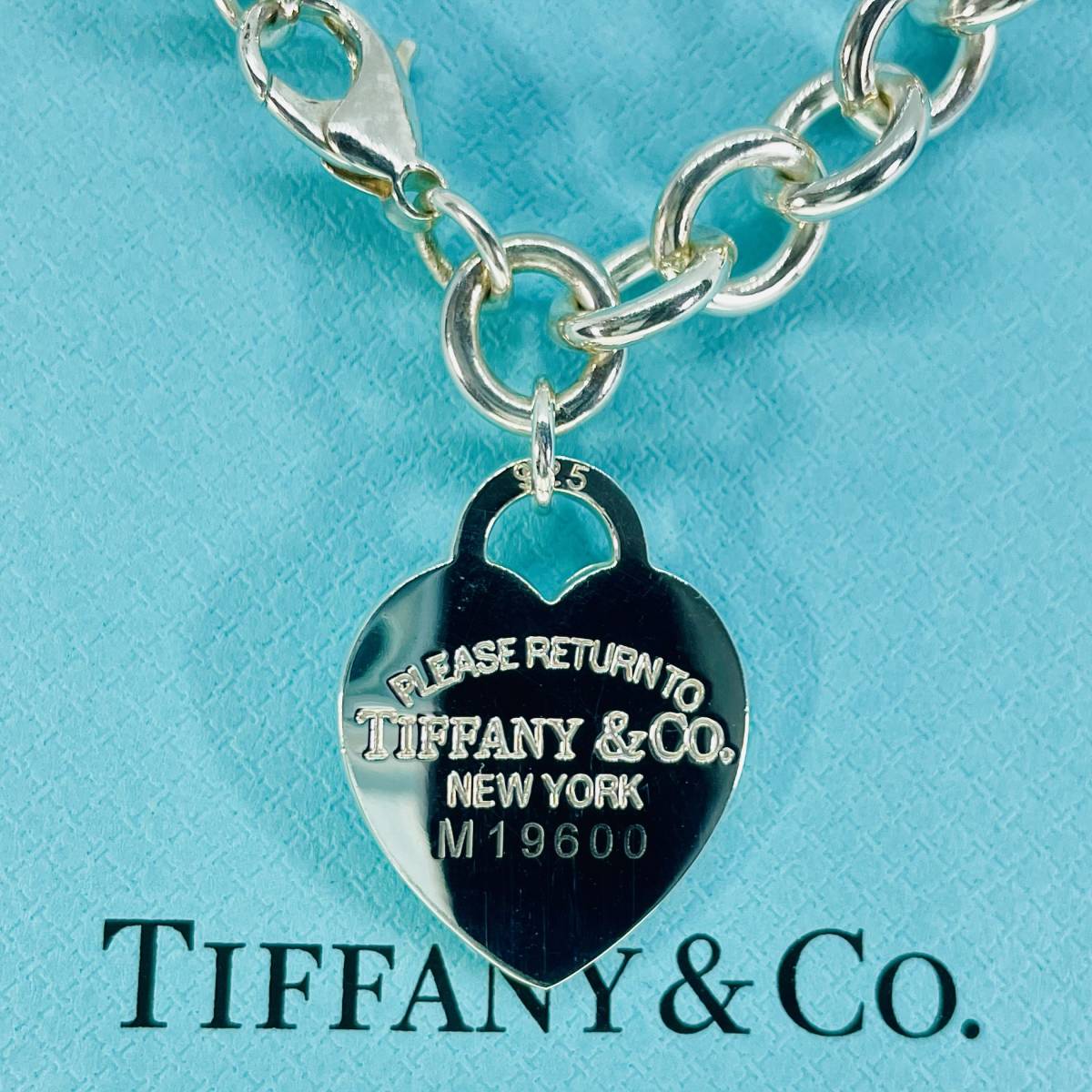 【美品】 ティファニー ハートタグ ネックレス チョーカー リターントゥ TIFFANY&Co. シルバー ★236