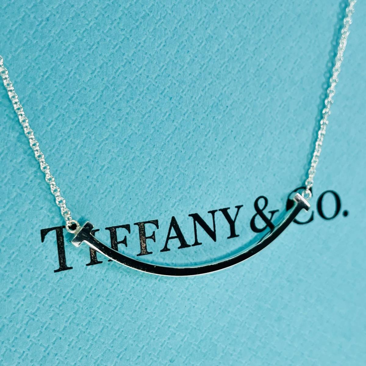 Tiffany ティファニー ネックレス スマイル スモール シルバー