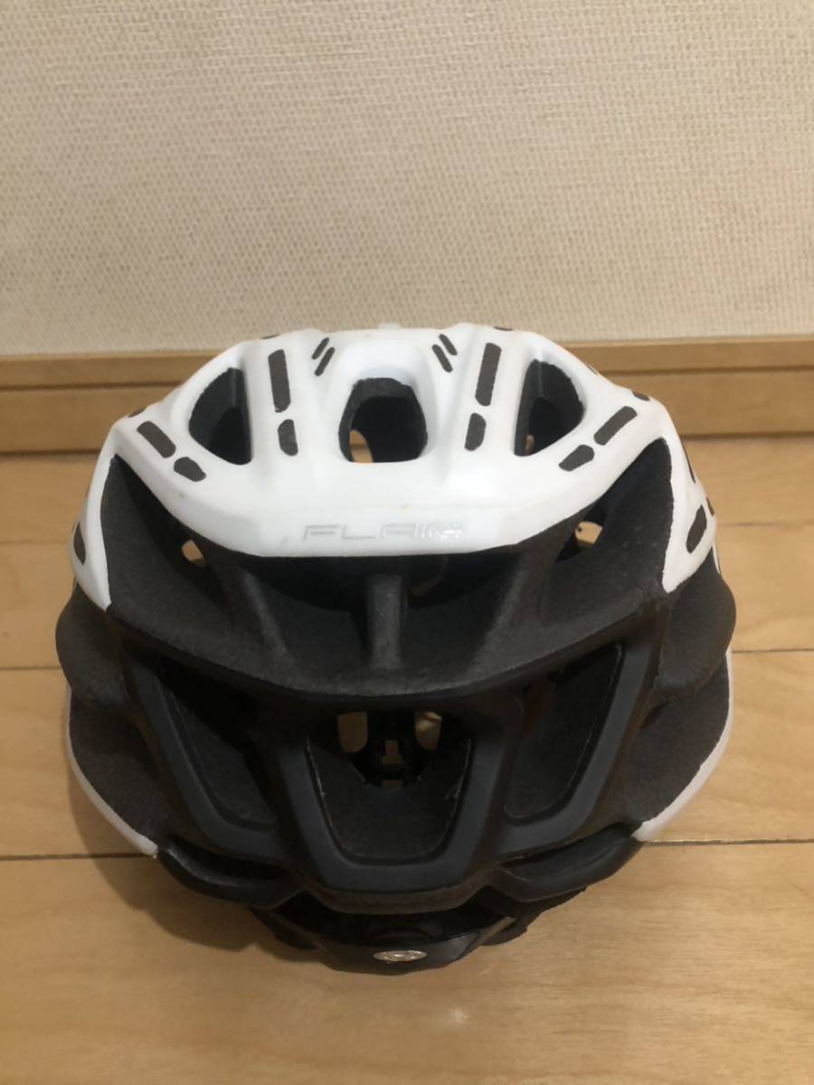 最軽量185g OGK KABUTO FLAIR サイズL/XL(59-61cm) ヒルクライムに サイクルヘルメット ロードバイクの画像5