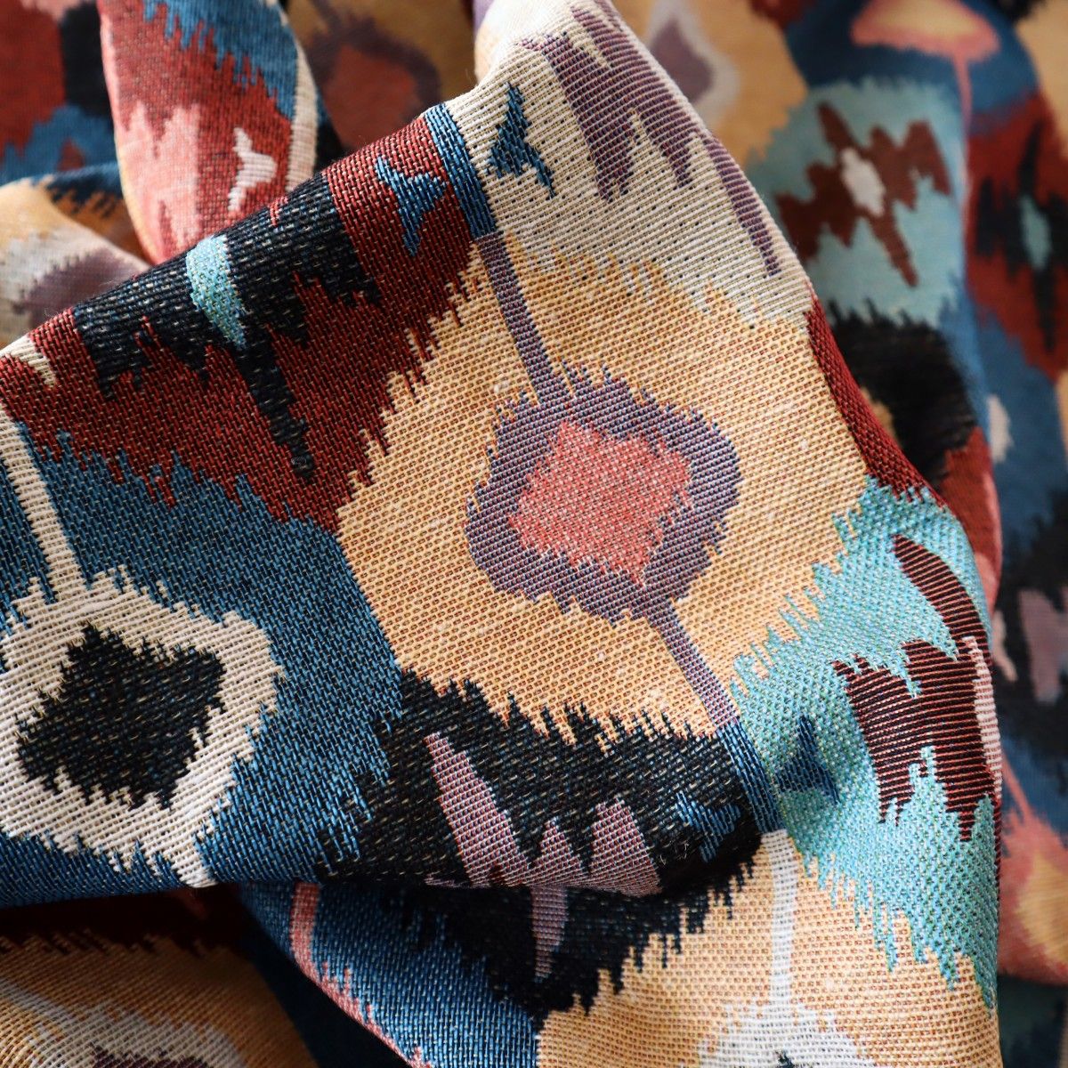在庫セール!J49 民族調ボヘミア ゴブラン織り生地 ジャガード織り 150×50cm