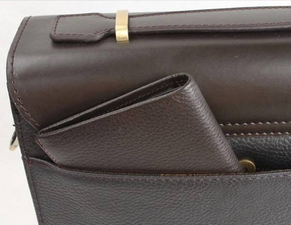 1 jpy ~ new goods FANKE POLO men's high class PU leather business bag briefcase shoulder square horizontal great popularity brand cheap fine quality feeling of quality *