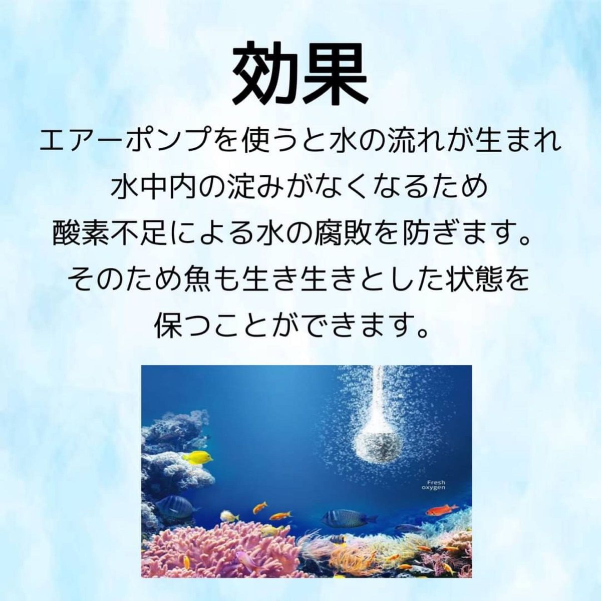 エアーポンプ 水槽 魚 エアレーション 小型 USB給電 持ち運び 釣り 静音