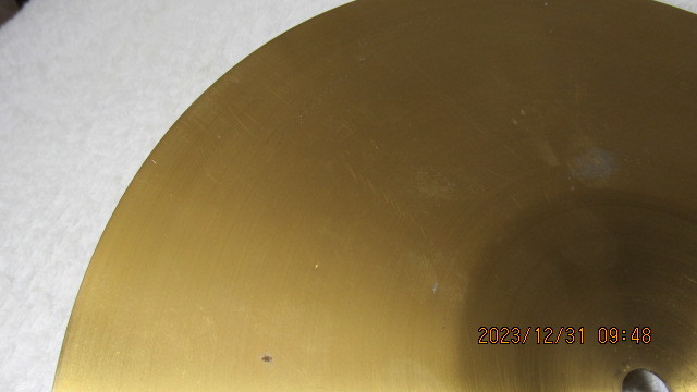 シンバル　Eaｓtar　　径は24cm　子供用　ドラムセットの　シンバル　中古美形_画像8