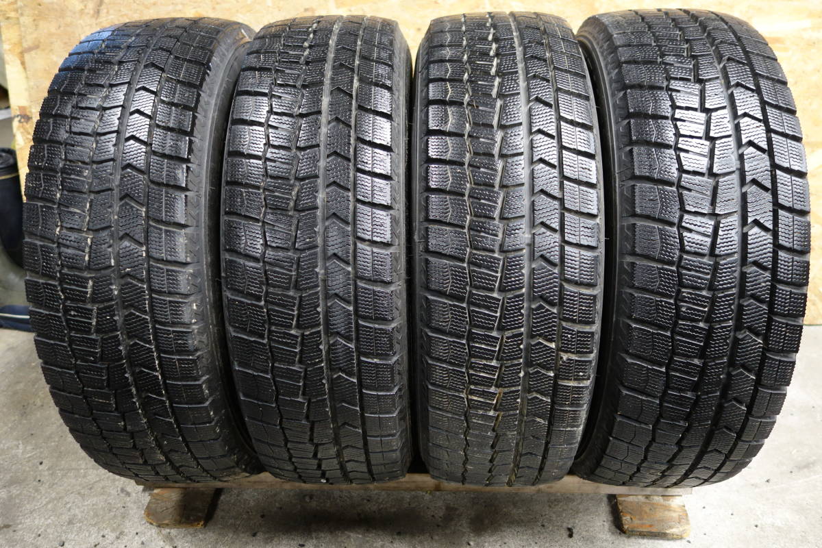 ほぼ新品 2020年製 スタットレス 195/65R16 ダンロップ WINTER MAXX 02 ４本 B70_画像1