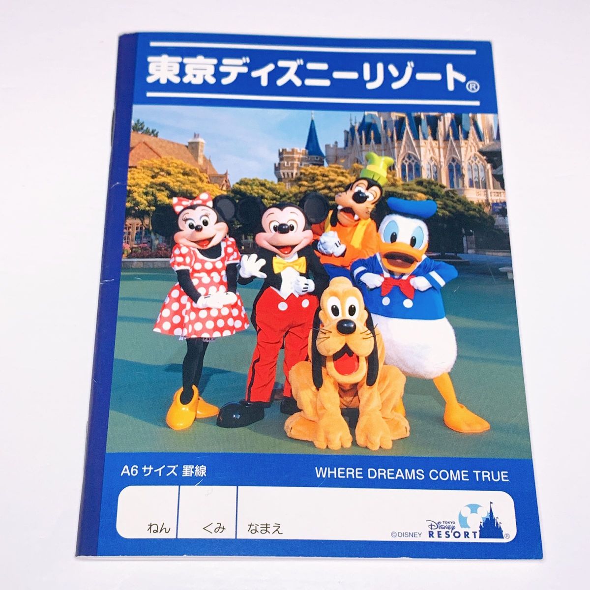 レア！ディズニーランド☆ディズニーシー☆サイン帳☆ノート☆ミッキー☆ミニー☆グーフィ☆ドナルド☆プルート