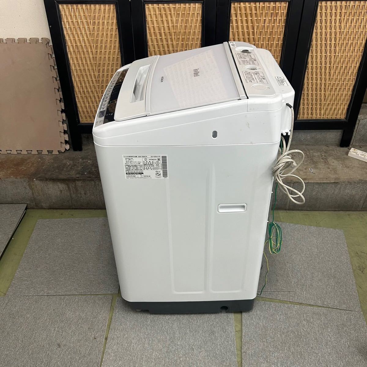 ♪【売り切り】HITACHI日立 全自動電気洗濯機 BW-V80C BEATWASH ビートウォッシュ INVERTER 8.0kg 生活家電_画像6