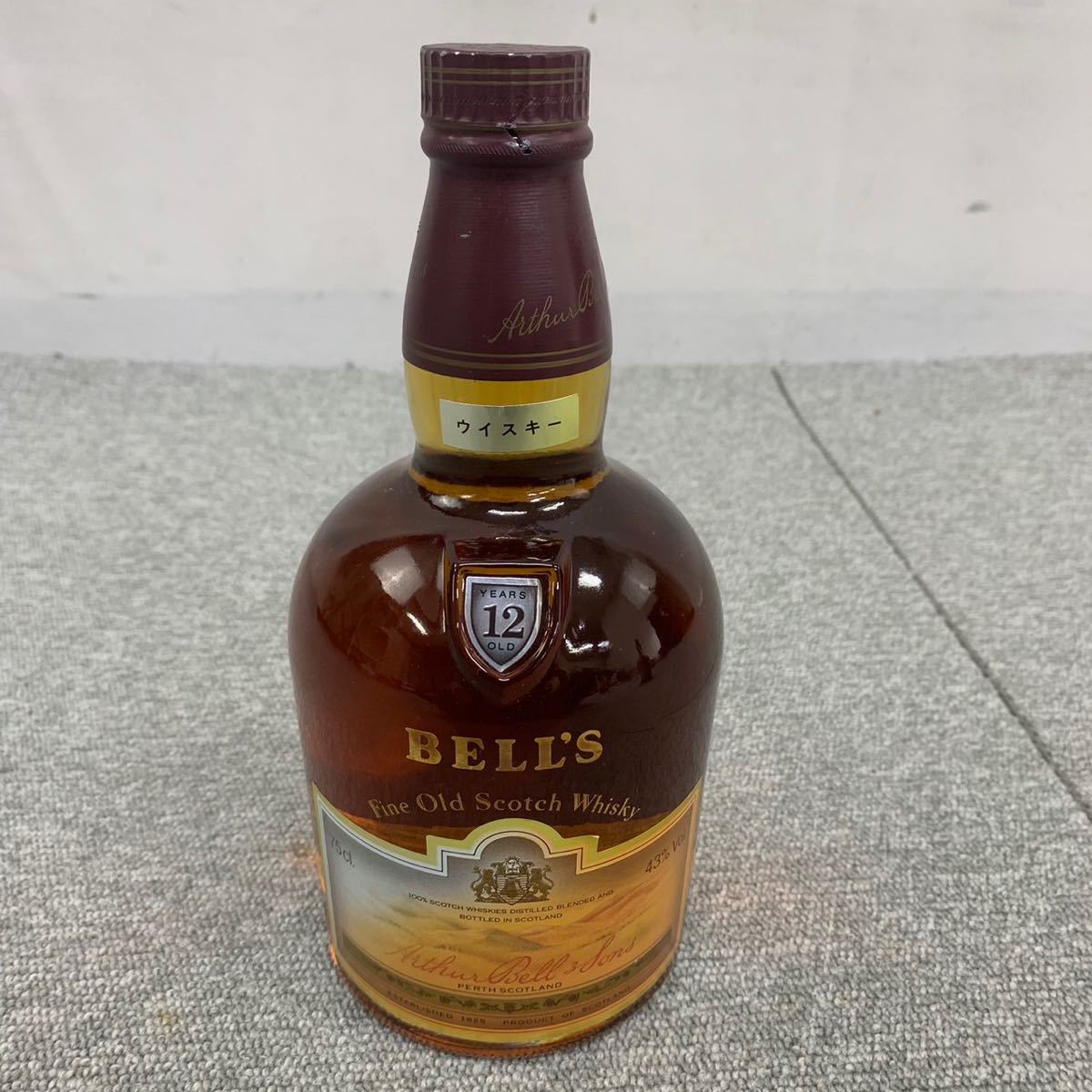◎【売り切り】未開封 BELL'S 12年 スコッチウイスキー 750ml43% 海外酒 _画像1