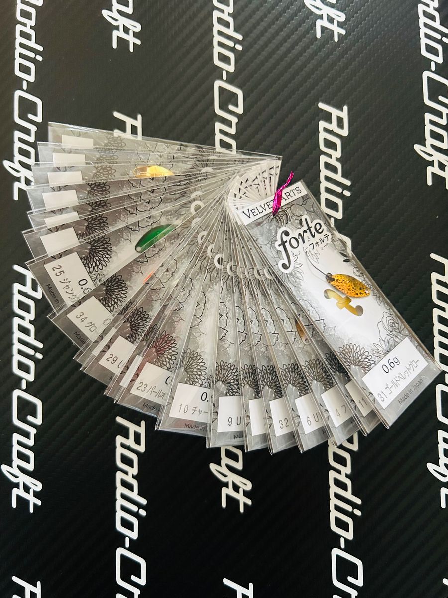 ベルベットアーツ フォルテ 0.6g 全色セット ルアー・フライ ベルベットアーツ フォルテ 0.6g 全色セット ルアー・フライ