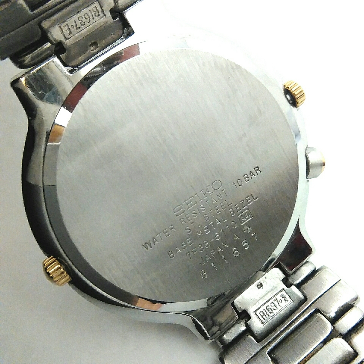  原文:SEIKO QUARTZ SQ 100 セイコー クォーツ ムーンフェイズ 腕時計 動作品 7F38-6110 