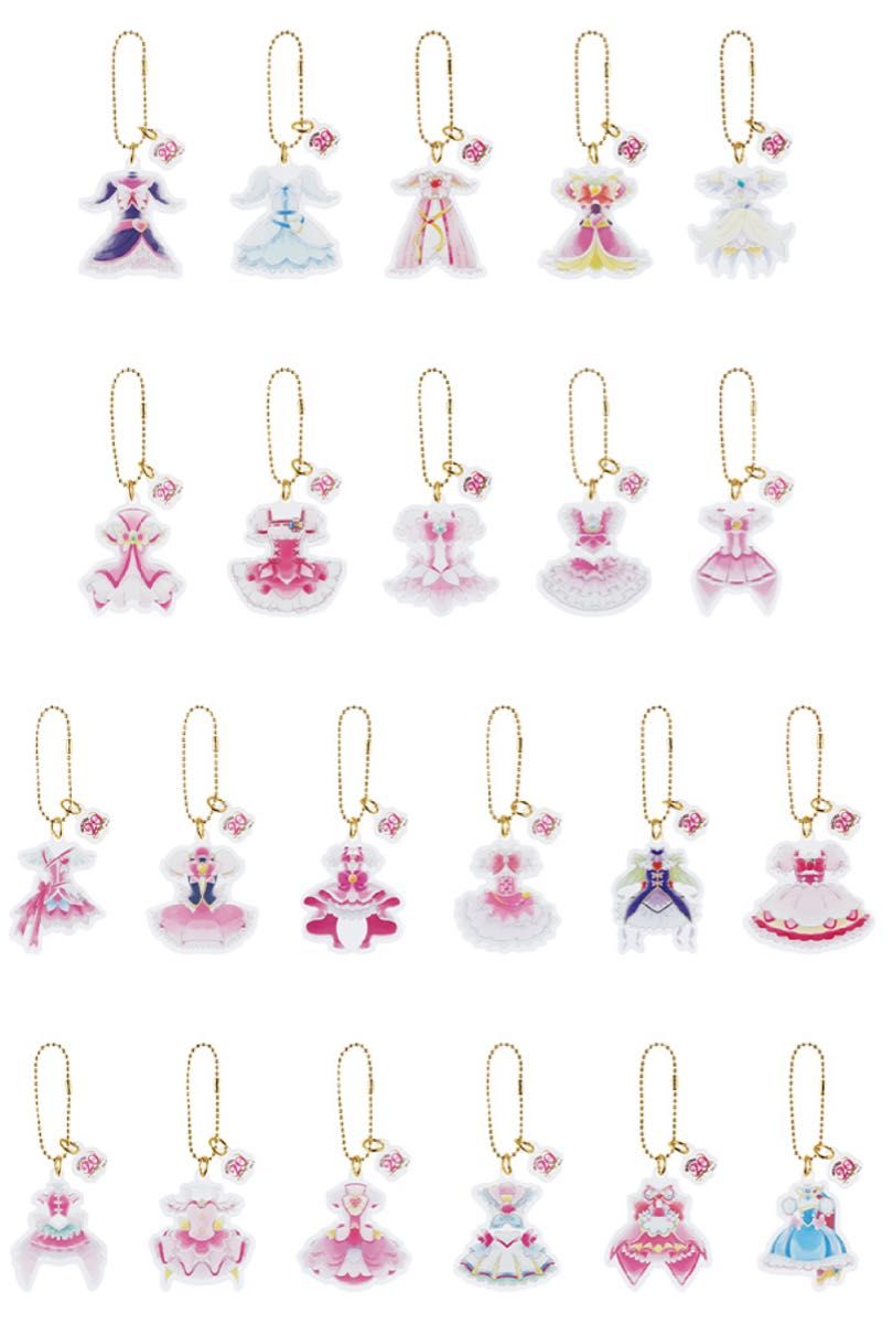 【新品】プリキュア　一番くじ　コスチュームアクリルチャーム　全22種セット