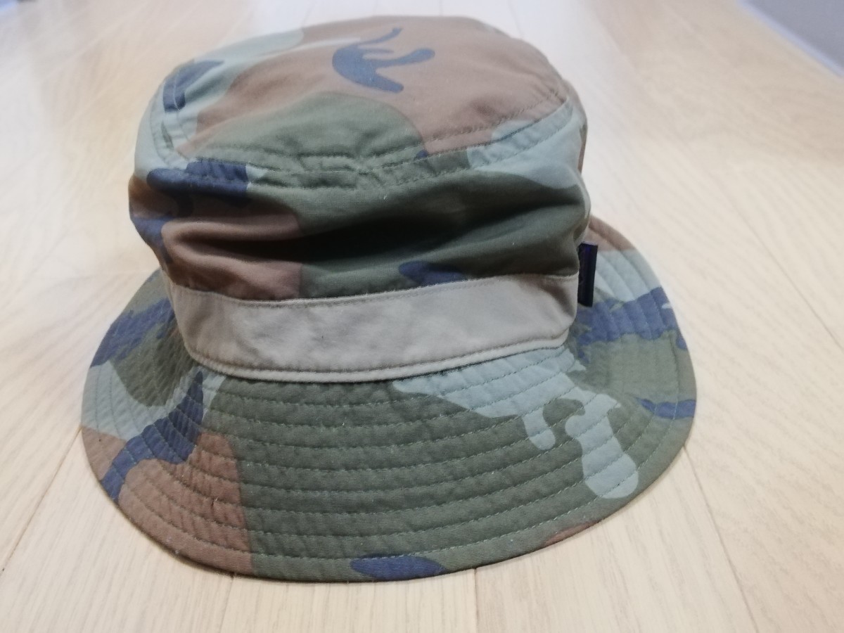  unused goods [patagonia Patagonia ] camouflage pattern nylon cloth bucket hat *S size ( approximately 58.)