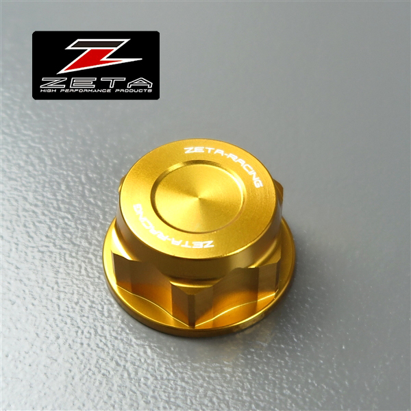 ◇ZETA CNC ステムナット ゴールド M24×30-P1.0 展示品 CB400SF/CBR1000RR等 (ZS58-1104)_画像1