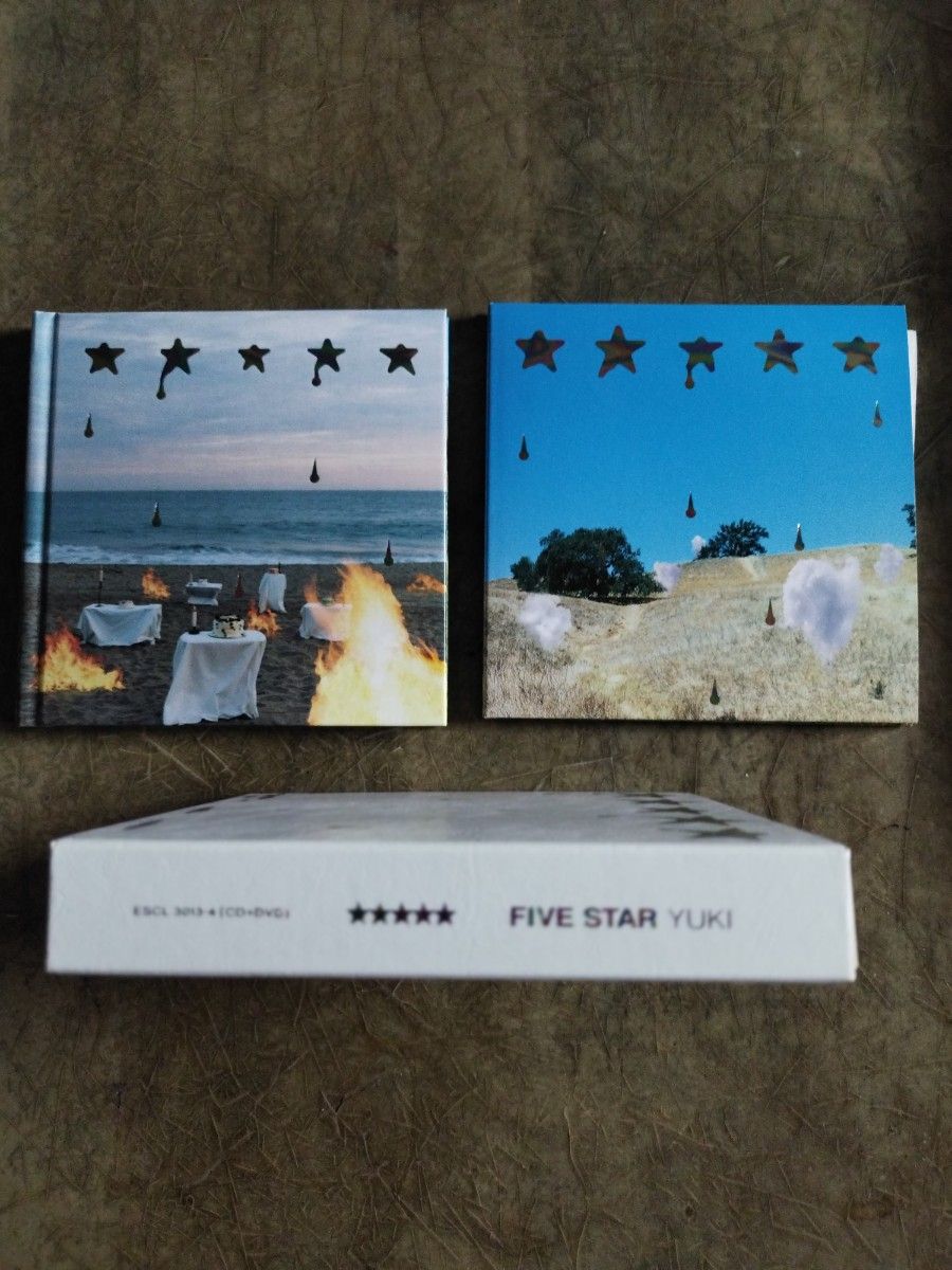 YUKI／five-star      初回限定盤　2枚組　写真集、DVD付　　　　全16曲