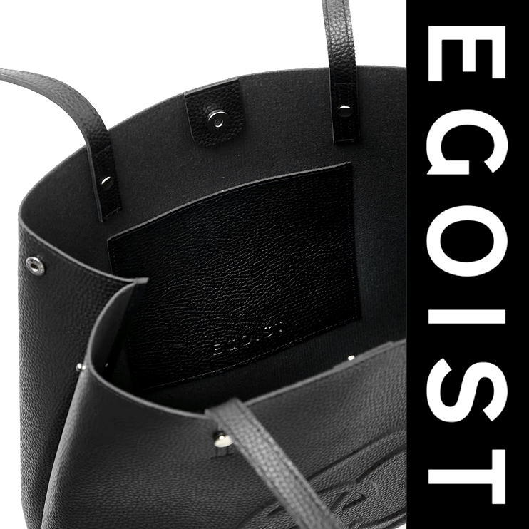 EGOIST( Egoist )eg Logo tote bag black black unopened "Treasure Island" company Mucc 2WAY shoulder bag 