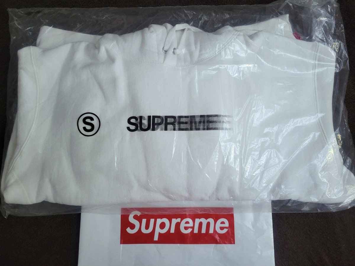 正規品 新品 未開封 SS23 Supreme Motion Logo Hooded Sweatshirt シュプリーム モーション ロゴ フーデッド スウェットシャツ パーカー S