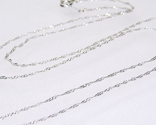  platinum chain necklace * screw 50cmPt850/ free shipping 