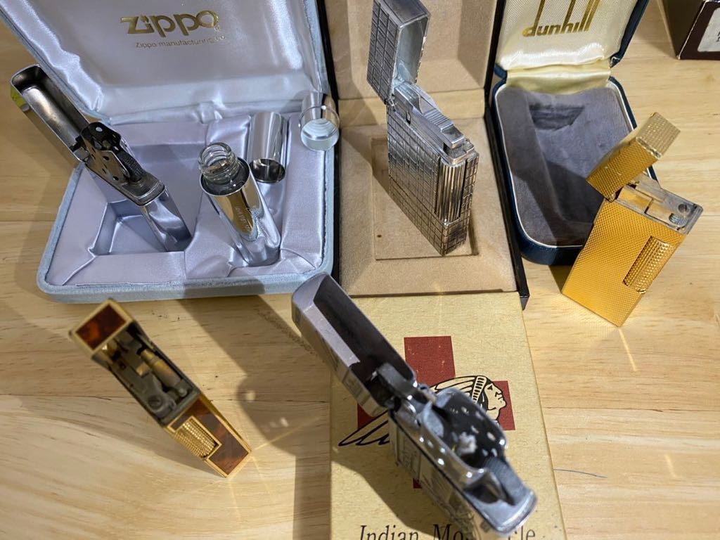 1円〜【ライター 9点まとめ】S.T.Dupont デュポン dunhill ダンヒル ZIPPO ジッポー オイルライター ガスライター 喫煙具 ローラー 中古 dH_画像3