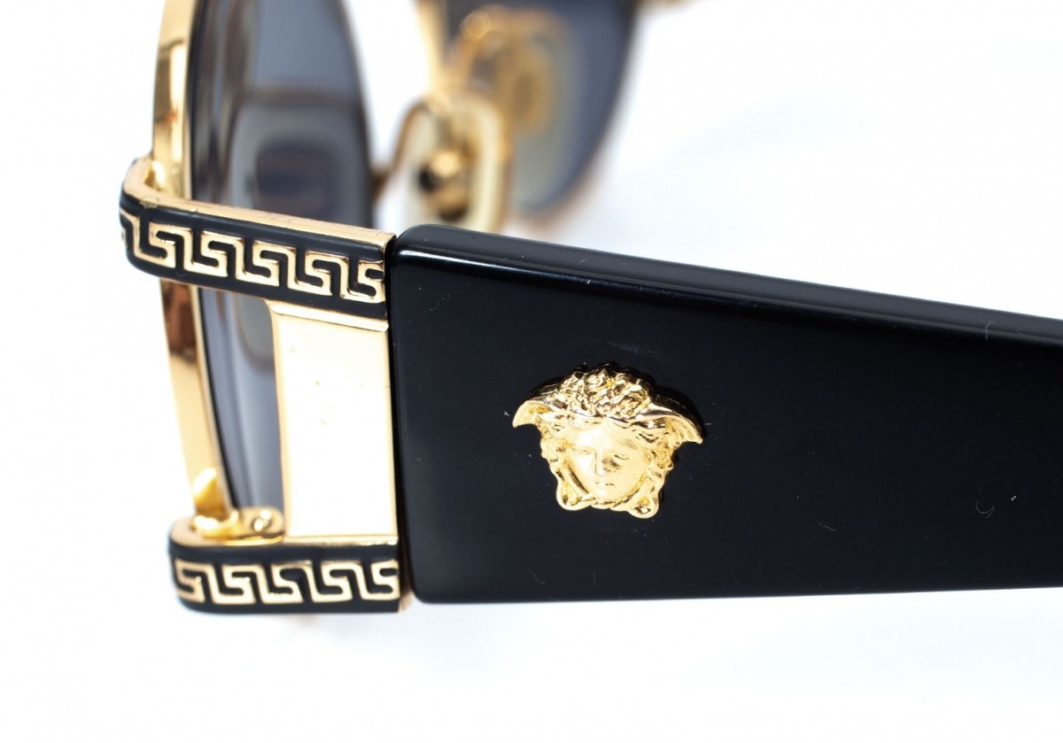 ジャンニヴェルサーチGIANNI VERSACE MOD S60 グレカメデューササングラス ゴールド50□20 150_画像5