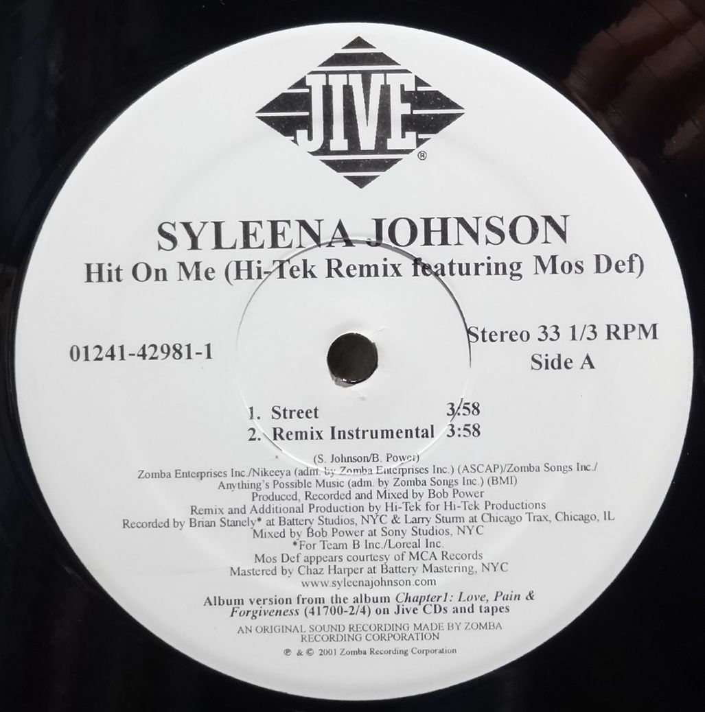 【Syleena Johnson “Hit On Me (Hi-Tek Remix)”】 [♪RQ]　(R5/12)_画像1