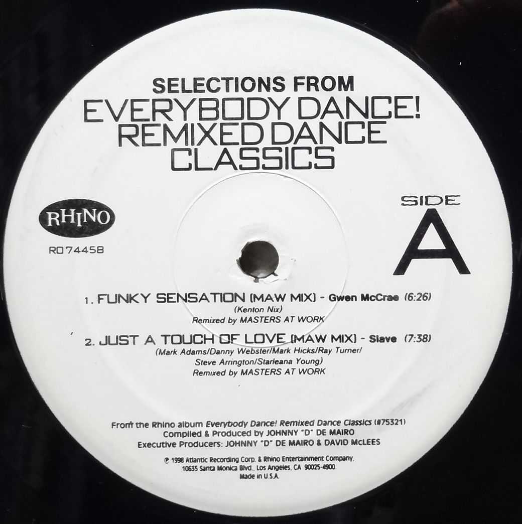 【Various “Selections From - Everybody Dance! Remixed Dance Classics”】 [♪RQ]　(R5/12)_画像1