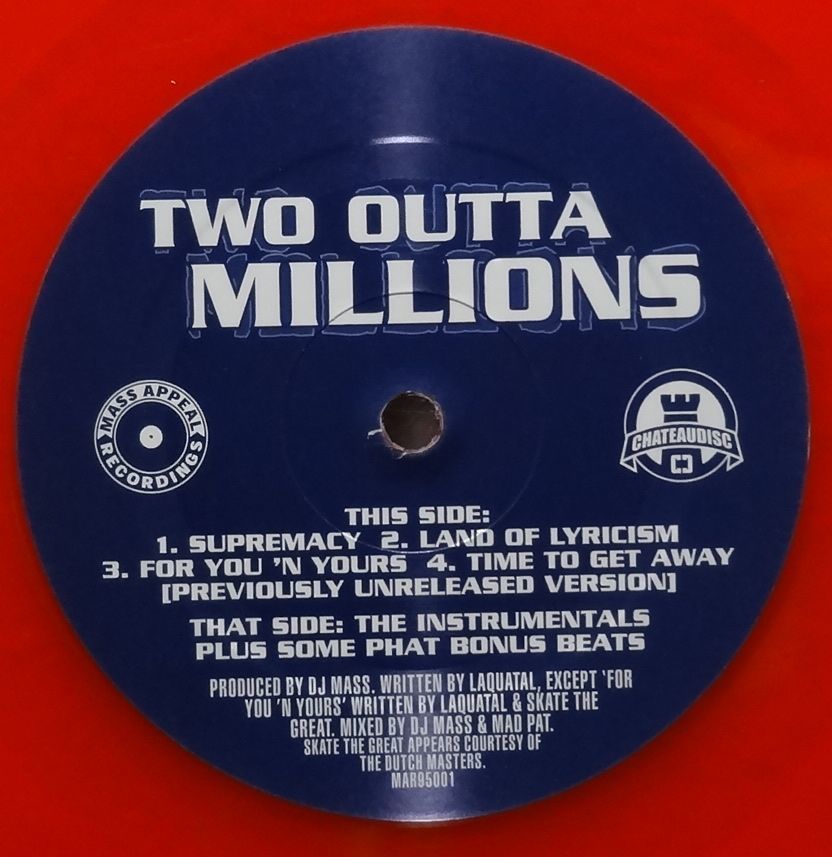 【Two Outta Millions “For You 'n Yours EP”】 [♪HZ]　(R5/12)_画像1