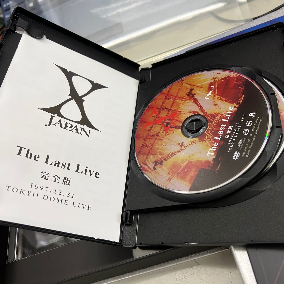 DVD X JAPAN the LAST live 完全版　1997.12.31 トーキョードームライブ　ブックレット付き、管理No.2078_画像4