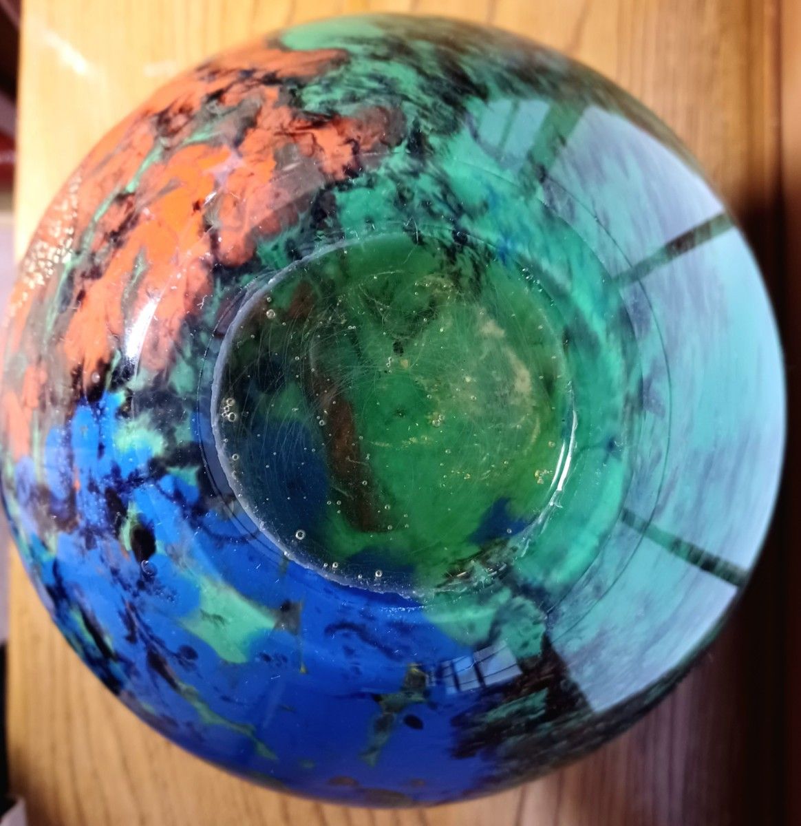 KAMEIGLASSハンドクラフト手作りガラス花瓶 新品 高さ約29cm 重 KAMEIGLASSハンドクラフト手作りガラス花瓶 新品 高さ約29cm 重