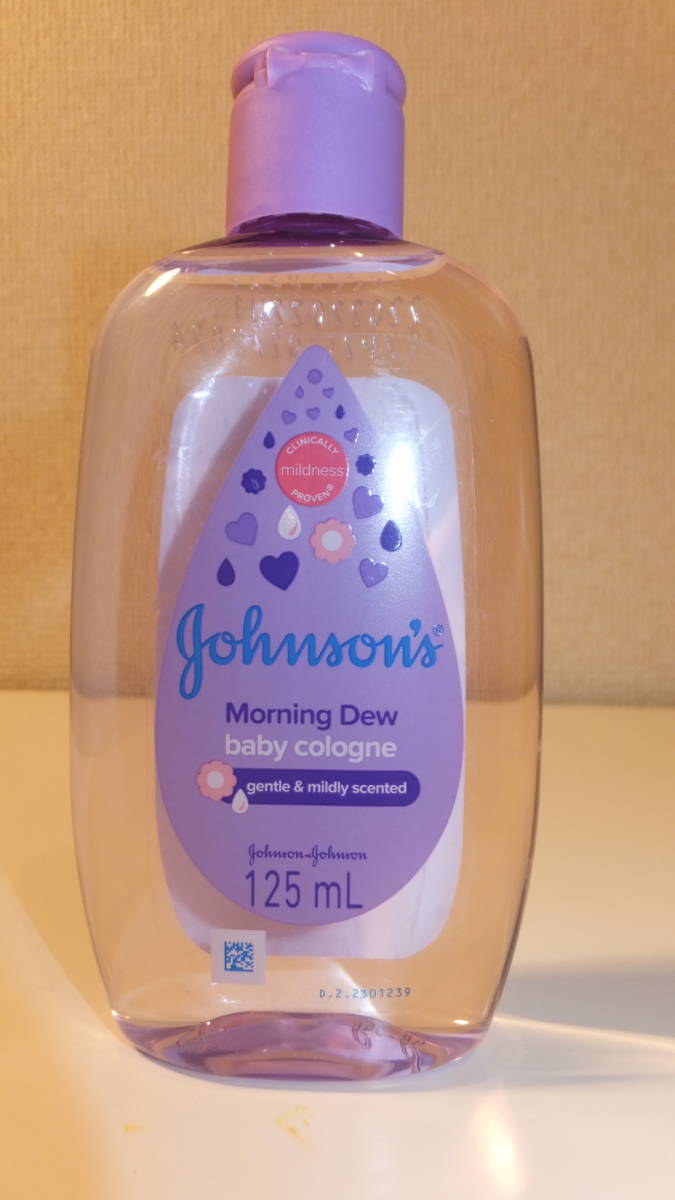 ★Johnson's★Baby cologne 125ml bed time ジョンソンズベビーコロン大人子供兼用　新品未使用　NEW FROM JAPAN　Morning dew_画像1