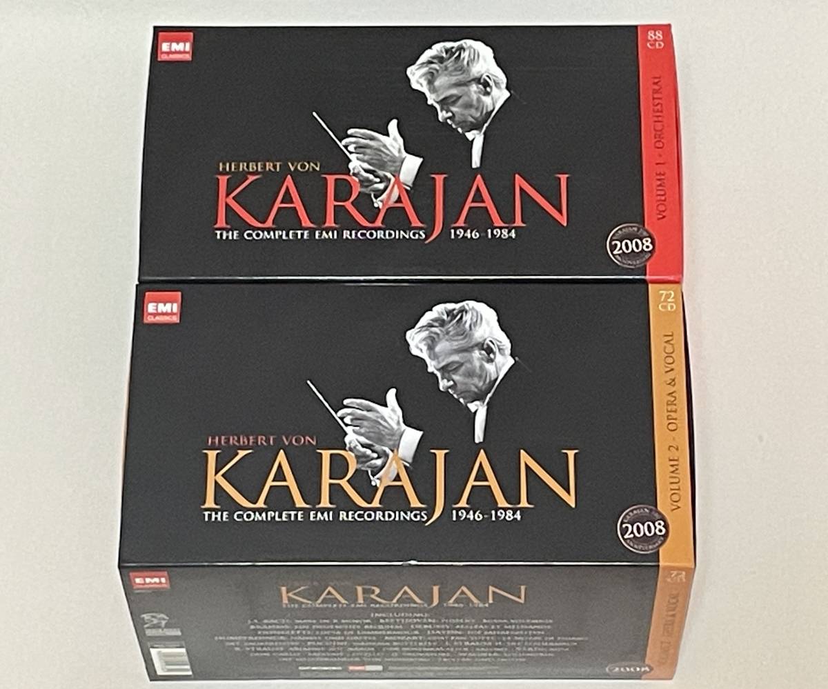 カラヤン EMI録音全集 Vol.1（88CD)＆２(71CD)　管弦楽作品、オペラ&ヴォーカル　_画像1