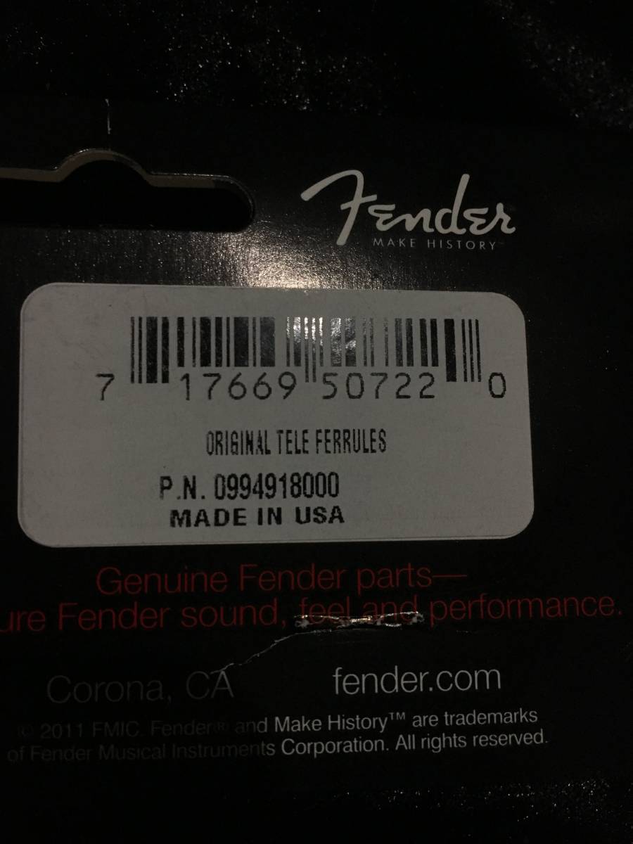 Fenderフェンダー純正オリジナルテレキャスTELECASTER STRING FERRULES レリック_画像4