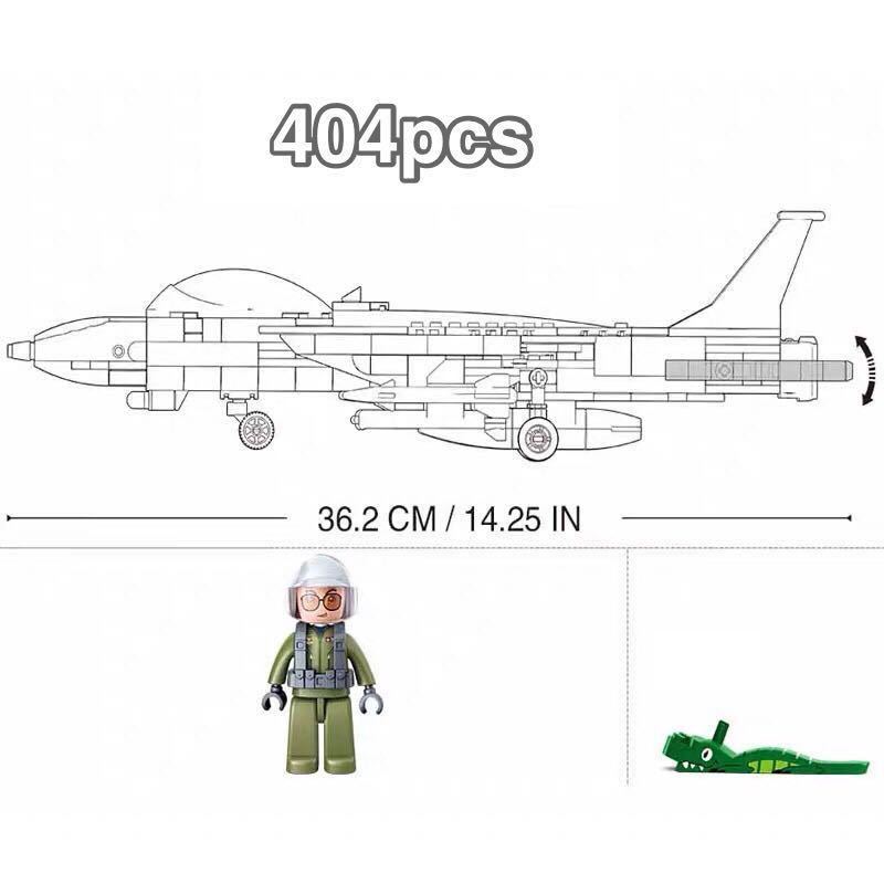 日本国内即納　f14 戦闘機 ミニフィグ レゴ 互換 LEGO 互換 テクニック フィギュア hk1_画像3