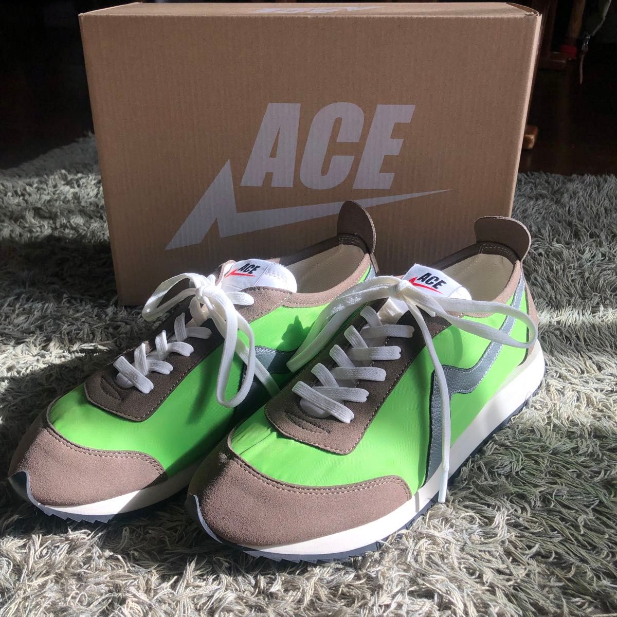 新品未使用　ACE SNKR JONNY AS-001 GREEN 27cm