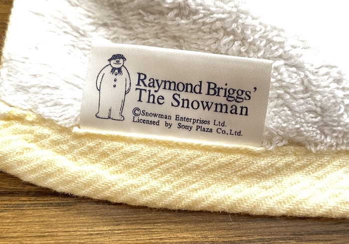 スノーマン お昼寝タオル バスタオル タオルケット The Snowman レイモンド・ブリッグズ 日本製 同梱可_画像3
