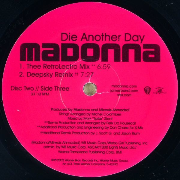 ■Madonna（マドンナ）｜Die Another Day ＜12' 2枚組 2002年 US盤＞シュリンク残り_画像8
