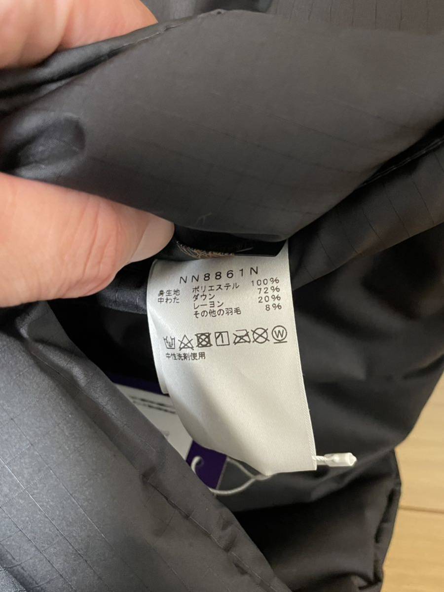 未使用　THE NORTH FACE purple label down muffler NN8861N 光電子　ダウン　マフラー　ノースフェイス パープルレーベル_画像5