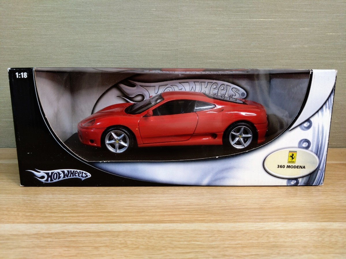 Hot Wheels 1/18 Ferrari 360 Modena ミニカー☆フェラーリ モデナ☆ホットウィール☆レッド ☆現状渡し_画像1
