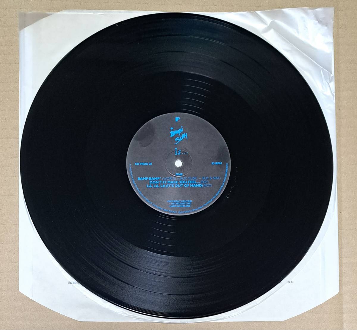 UKオリジナル盤LP◎The Bambi Slam『Is...』Ex Prod 20 Product 1987年 6曲収録ミニアルバム バンビ・スラム ネオ・サイケ UKインディ_画像3