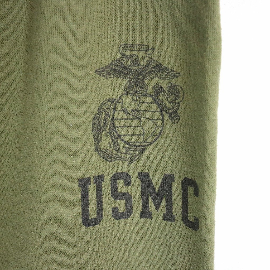 USA製 SOFFE USMC トレーニング スウェットパンツ 米軍 海兵隊 オリーブ (メンズ XL) O3580 /1円スタート_画像3