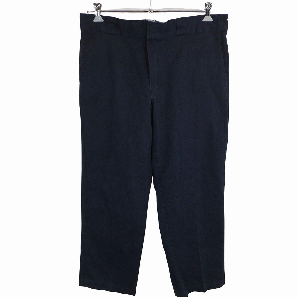 Dickies ディッキーズ 874 ワーク パンツ スケーター FLEX ネイビー (メンズ L相当) O3697 /1円スタート_画像1