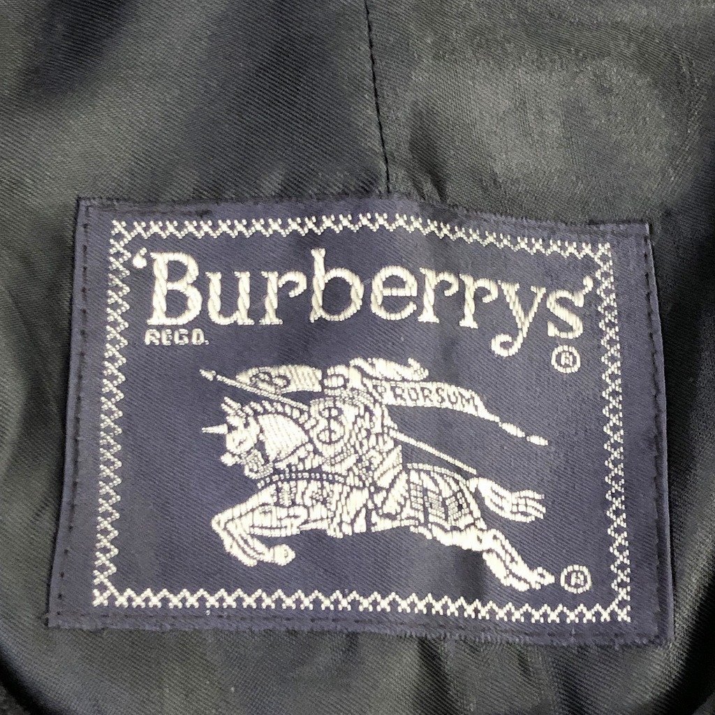 90年代 Burberrys バーバリーズ トレンチ コート ２枚襟 アウター カーキ (メンズ 46) 中古 古着 P1890_画像6